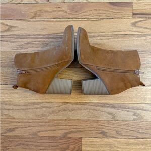 Express Tan Ankle Booties